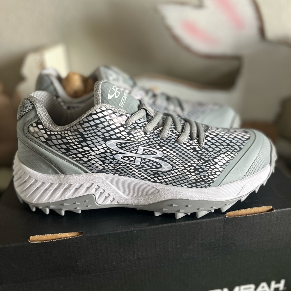 🐍 BOOMBAH baseball/softball snake pattern turf cleats